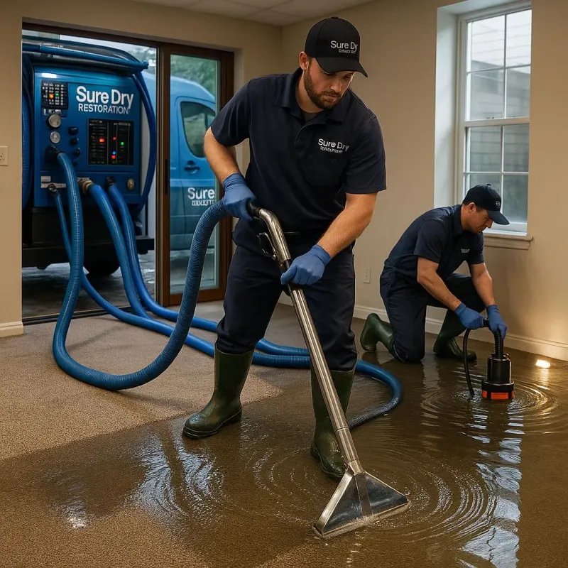 Water Extraction and Removal process in Pine Manor, FL